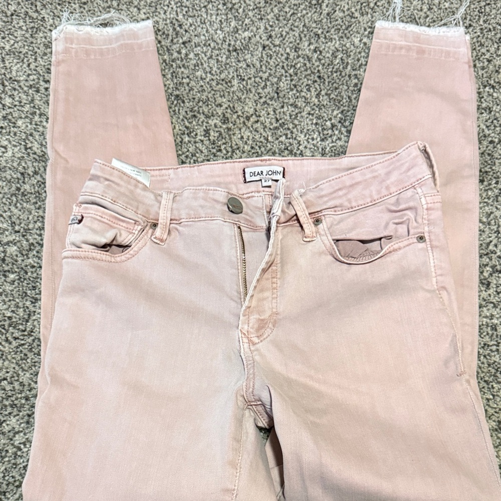 Dear John Women's Light Pink Ankle Jeans